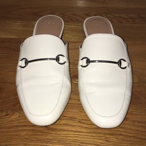 Target Kona Style Mules, White, Size 9